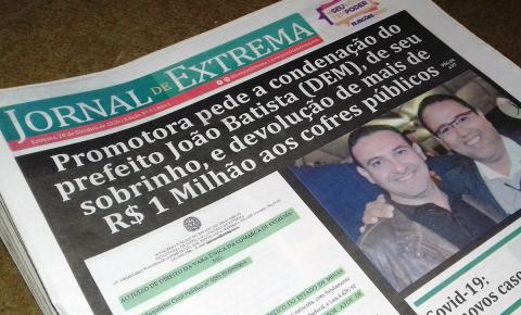 Campanha de João Batista (DEM) inicia ataques ao Jornal de Extrema, após  reportagem do 